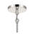 4 - Light Dimmable Drum Chandelier