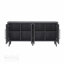 Buffet cannelé 65 po gris anthracite-857090386