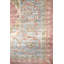 Tapis rose / bleu clair unique 4 pi 4 po x 9 pi 8 po Amristar