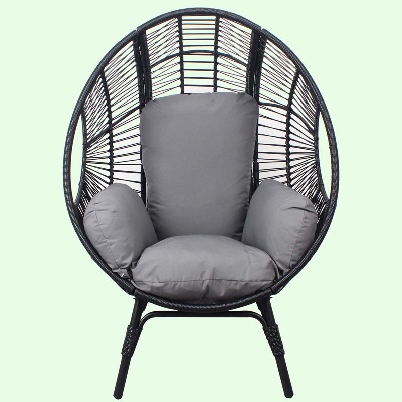 Corderro Upholstered Side Chair, Gray, Black