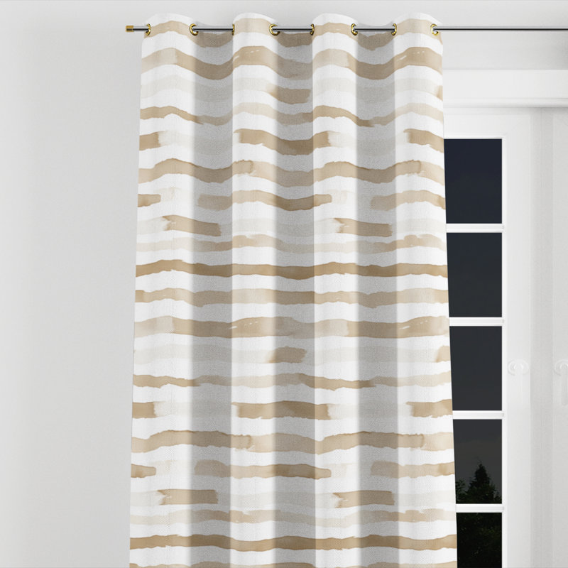 Rideaux Modern Modern, Œillets dorés, L 52 po x L 95 po