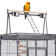 441.96cm Iron Play Top Floor Bird Cage with Wheels