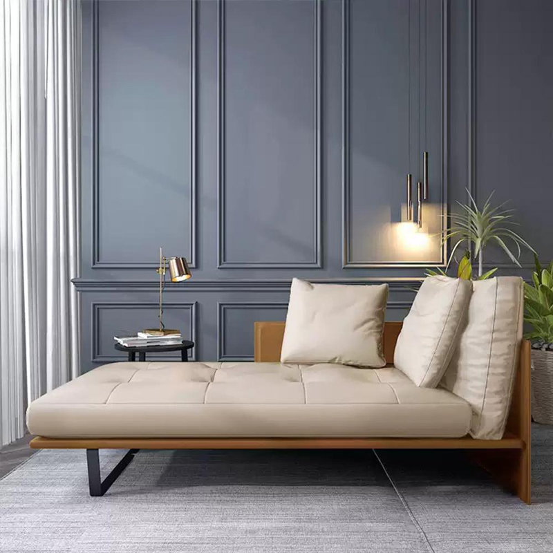 Chaise en bois massif Art Fashion, Orienté à droite, Blanc cassé / blanc