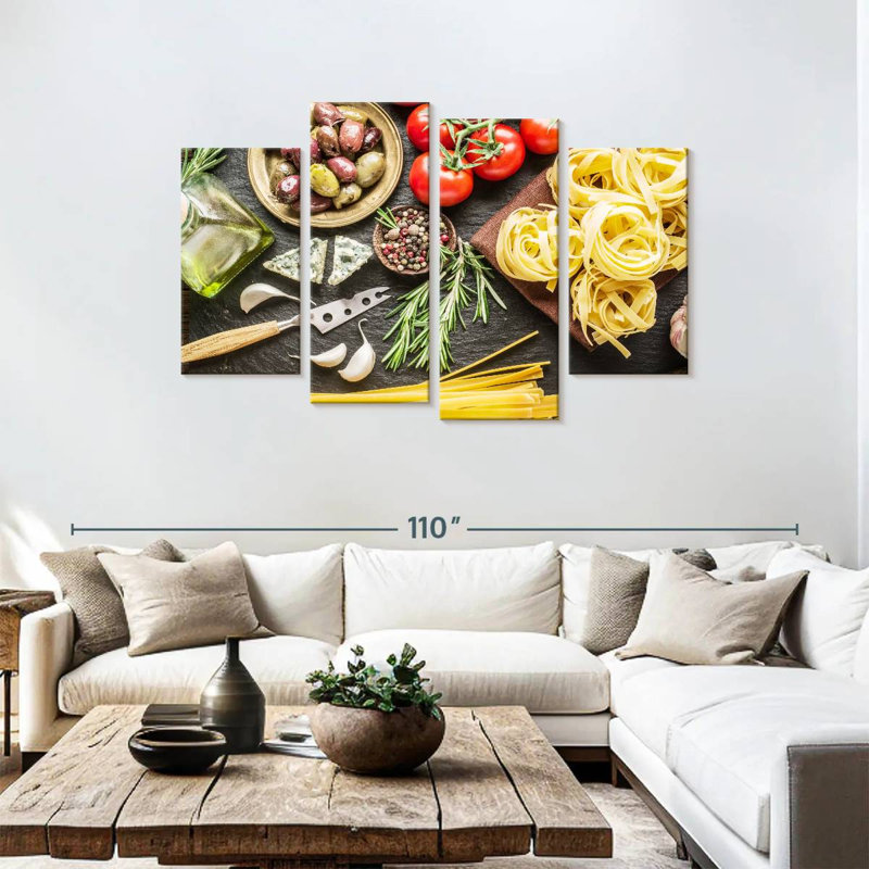 Yarlin Cooking Pasta, 48" H x 75" W