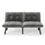 Canapé-lit pliant convertible gris-152424451-152424452