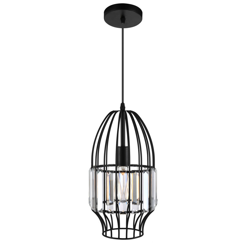 Luminaire suspendu géométrique simple à 1 lumière