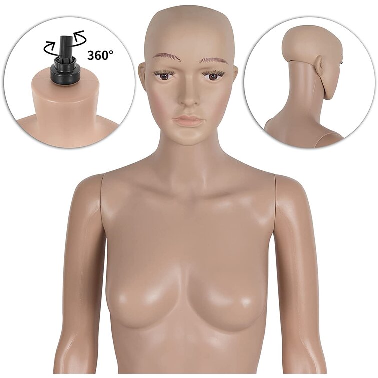 Mannequin Full Body Dress Form 69 Adjustable Realistic Female Mannequin  w/Base