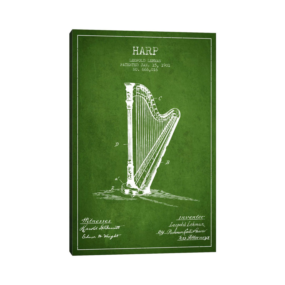 Harp Green Patent Blueprint