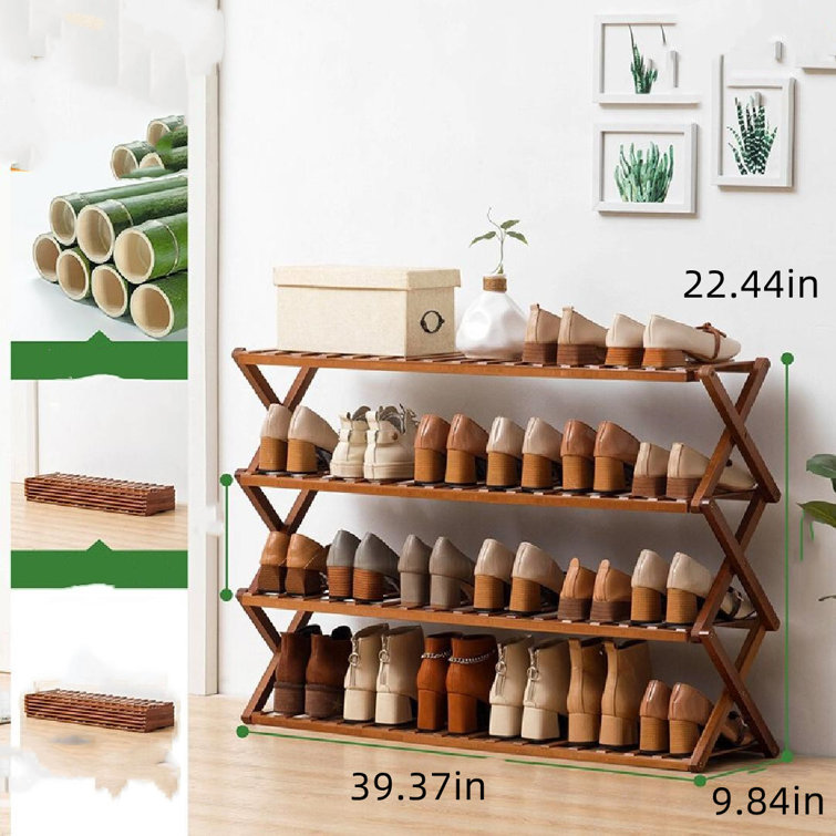 Rebrilliant 24 Pair Shoe Rack & Reviews