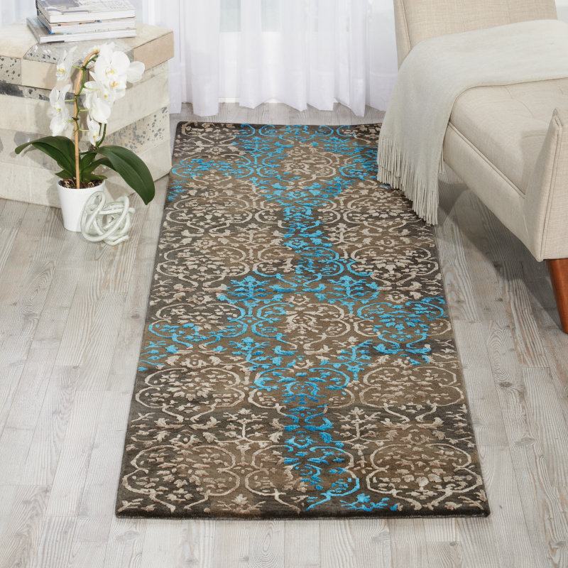 Abstract Indoor Rug, Runner 2'3" x 8'