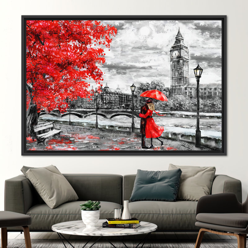 Print on Canvas, Black Floater Framed, 40 cm H x 60 cm W