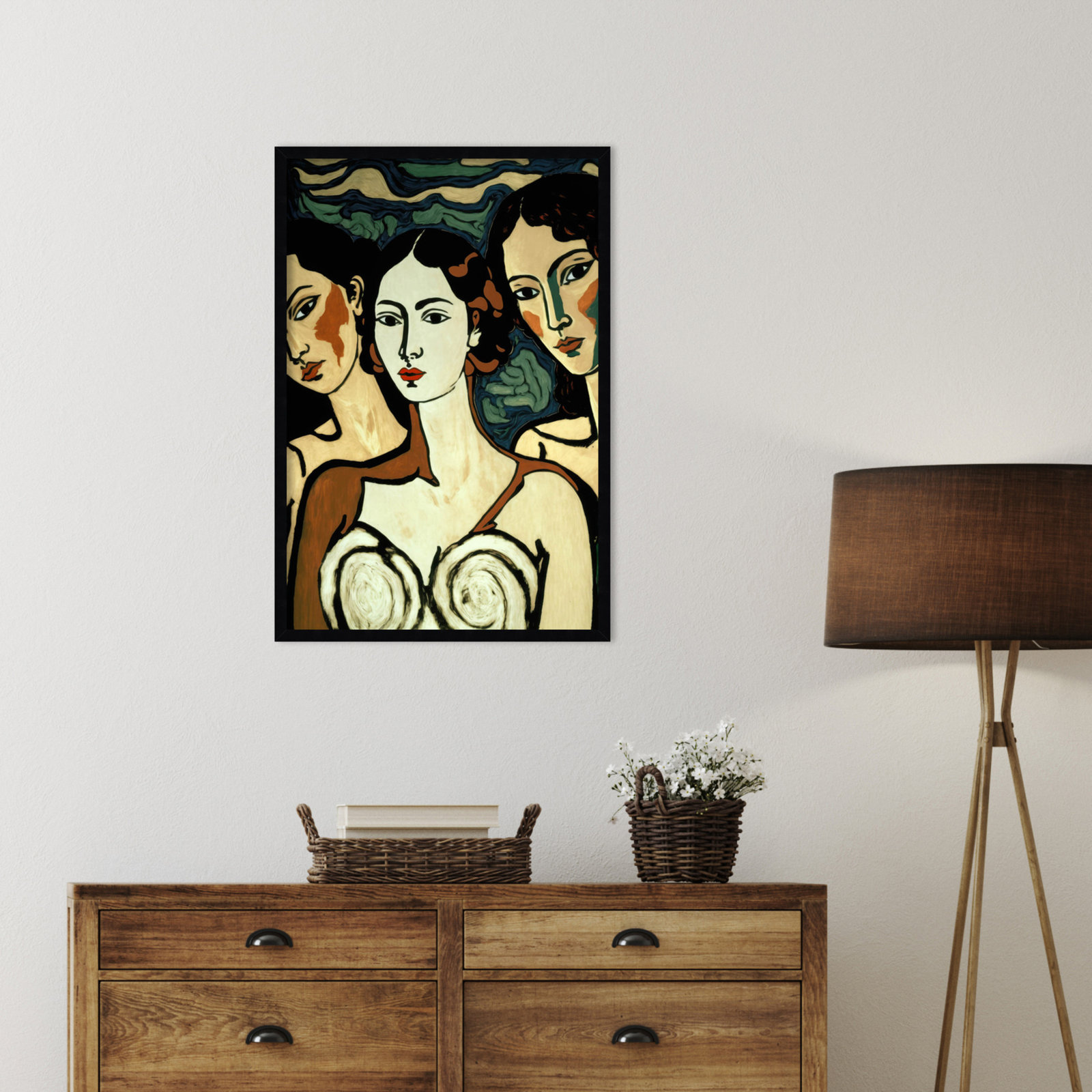 Galya "The Soul Sisters" Print, Black, 33" H x 23" W