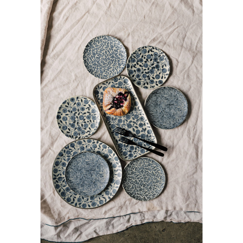 Set of 6 Myrtle Element Appetizer Plate