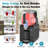 Slushy Machine, 88 Oz. Slushy Maker Machine For Home, No Ice Needed, Slushie Machine With Adjustable Smoothie Thickness, Frozen Drink Machine For Slush, Smoothies, Frappés, Milkshakes, Cocktails