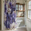 Rideau de douche Violet Bloom - Premium-336327328