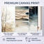 Beige bleu Beulah II - impressions sur toile tranquilles, art mural encadré chaleureux-1710148535-1710148532