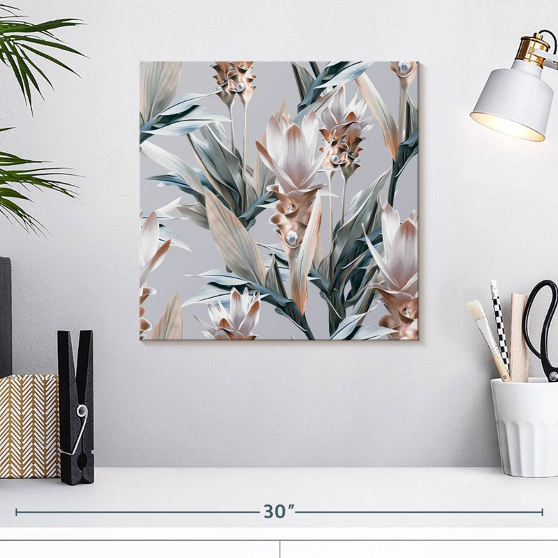 Harnek Exotic Flowers, 16" H x 16" W