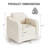 Sherpa Barrel Chair With Armrest
