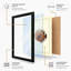 Geometric Fish Mid-Century - Framed Print-392948788-392948790