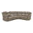Hisse Upholstered Reclining L-Shaped Sectional Symmetrical-1645710181