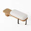 Boucle Upholstered Bench-1217625663