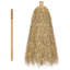 Parasol Tiki en bambou naturel, feuille de bananier, diamètre de 59,1 po