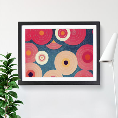 Bedazzled Abstract Flowers - Single Picture Frame Print