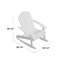 Crossen Acacia Outdoor Adirondack Set-27440742