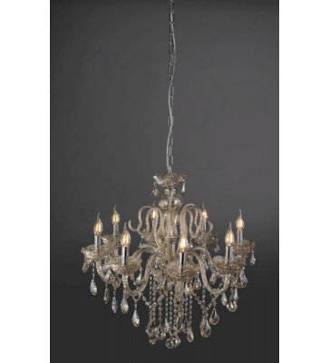 Debden 8 - Light Candle Style Chandelier