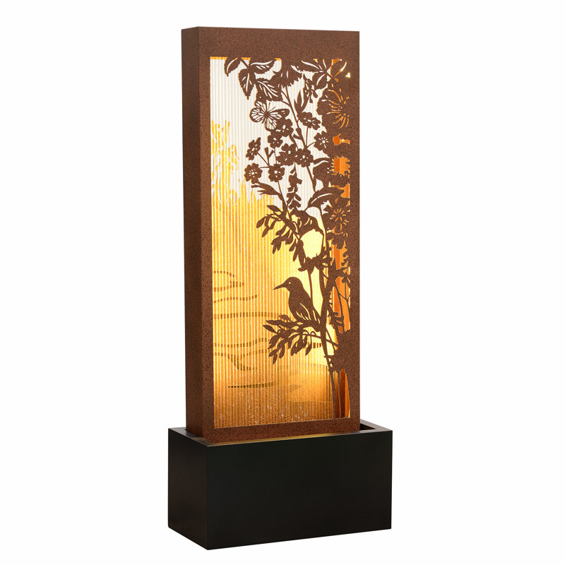 Outdoor Metal Waterfall Fountain