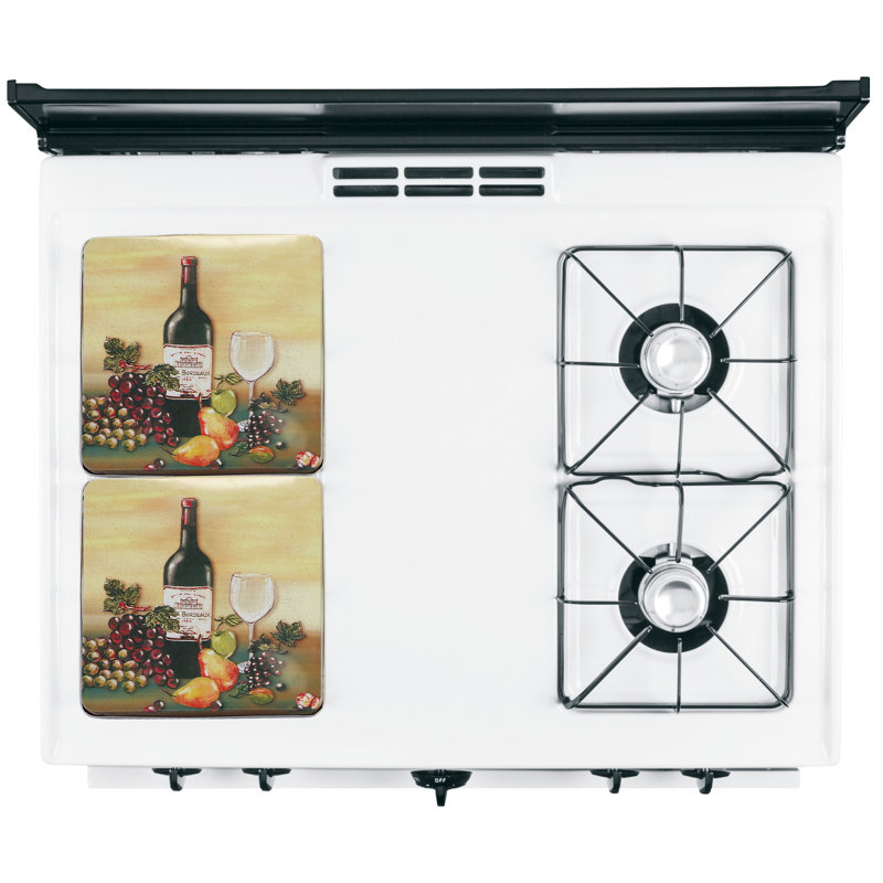 Reston Lloyd Square Burner Cover, Brown/Yellow