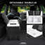  60L Large Portable Car Refrigerator, Dual Zone Camping Fridge Freezer with USB Charging, App Control