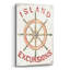Art mural en verre «Floursack Nautical 4 Red» par Danhui Nai-1275525048