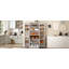 Armoire de rangement pour garde-manger avec portes et tablettes réglables Buffet autoportant pour cuisine, salon et salle à manger