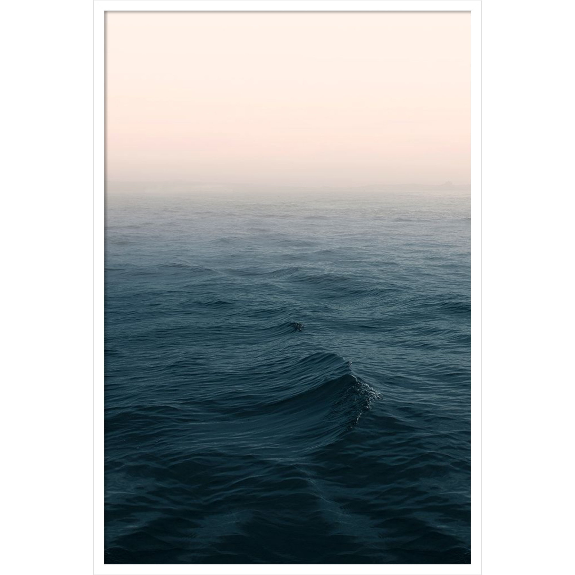 Ocean by Ian Winstanley, White, 28" W x 41" H