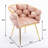 16.9'' H Velvet Upholstered Armchair-2145865544-2128088880