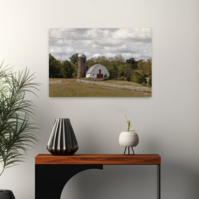 Rolling Hills Farm, paysage abstrait contemporain, art d'architecture