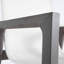 Tabouret de bar Seashore en bois gris avec toile blanche-997920963