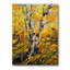 Bouleaux en bois d'automne jaune - peinture sur toile-59758403-59787963