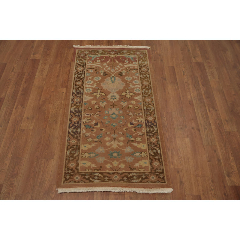 Tapis traditionnel traditionnel avec charme antique et teintes chaudes 2 x 4