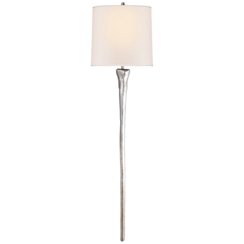 Sierra 2 - Light Wallchiere, Burnished Silver Leaf
