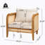 Chaise avec accoudoirs de patio Kirkby-869392984