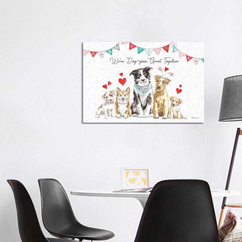 Paws Of Love I by Beth Grove - Wrapped Canvas Print, 101.6 cm H x 66.04 cm W x 1.91 cm D