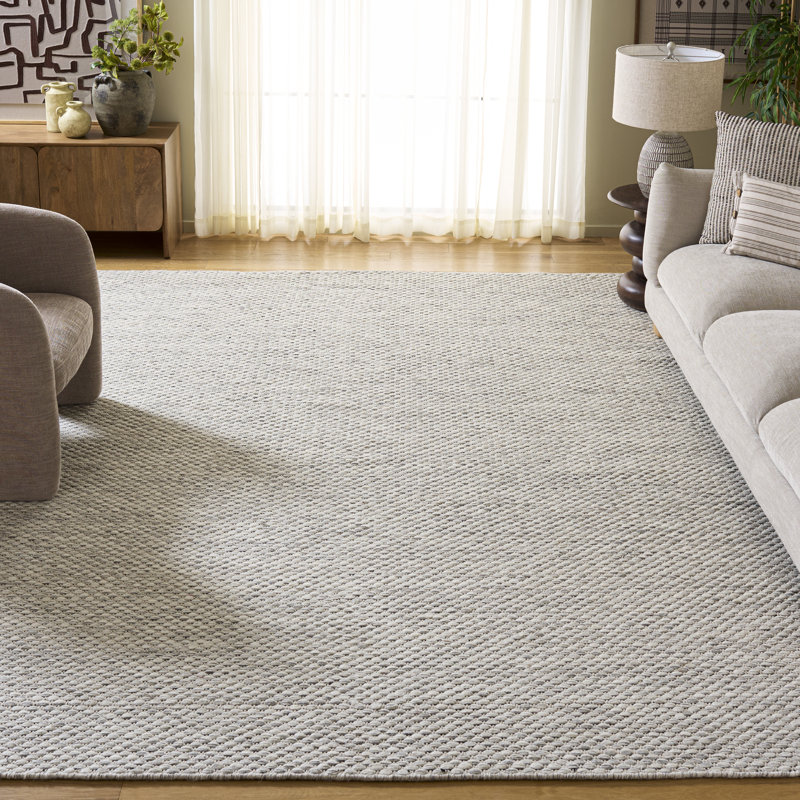 Vermont Flatweave Wool;Cotton Solid Color Indoor Rug, 8'-0" X 10'-0" Rectangle