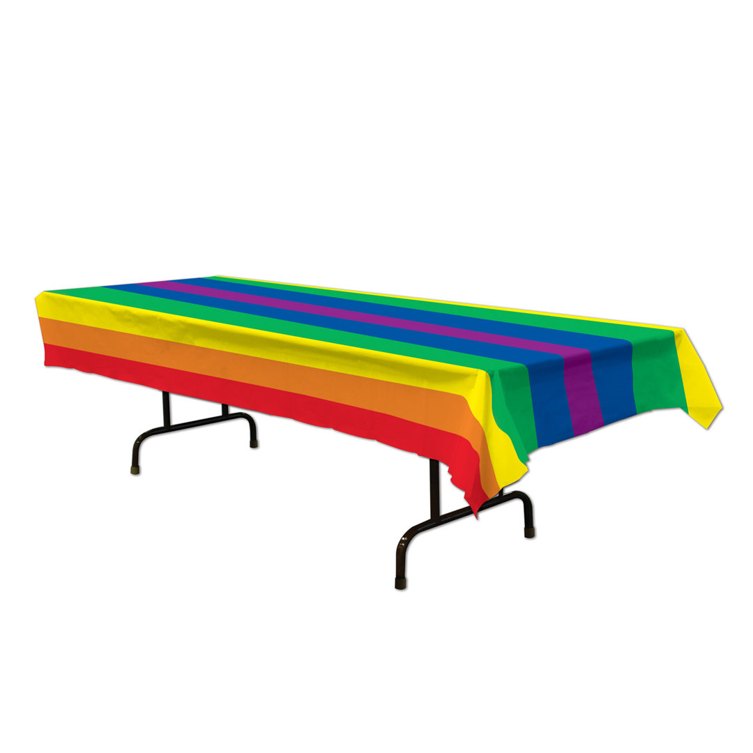 Rainbow Tablecloth (Set of 4) The Party Aisle™