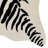 Lilianna Faux Cowhide White and Black Zebra Print Rug-117579604
