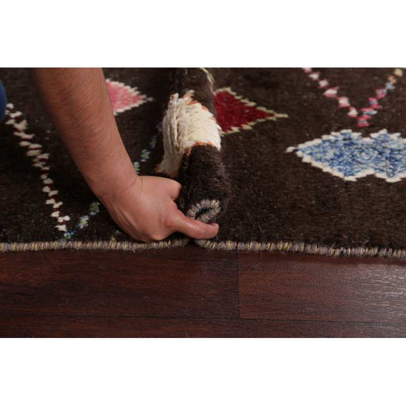 Tapis tribal marocain en laine noué à la main 6 x 10