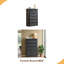 Commode 6 tiroirs pour la chambre à coucher, commode haute 45 po avec profil incurvé, commode cannelée en bois, rangement de tiroir moderne pour la chambre à coucher-330485719