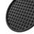 Spectrum Finley Coaster Container With 6 Black Coasters