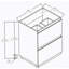 Meuble-lavabo 24 po sans lavabo supérieur-113463786